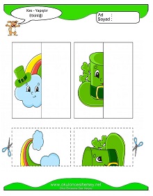 Kes Yapıştır Çalışma Sayfaları